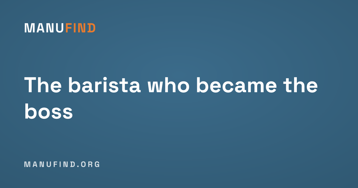 The barista who became the boss